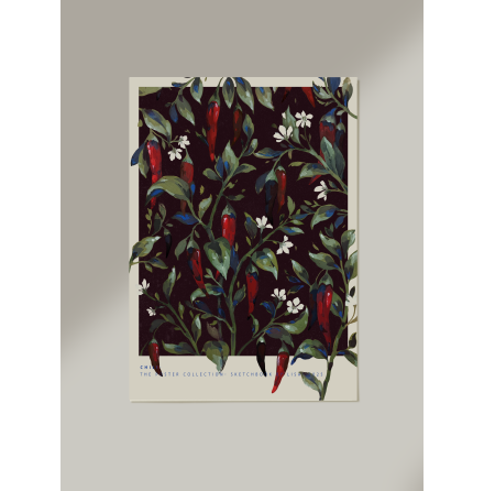 Poster Chili 30x42cm FRBESTLLNING